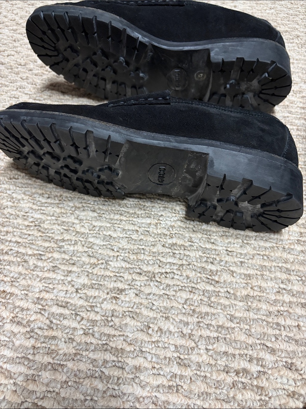 Gucci Black Suede Horsebit Loafers - Picture 3 of 7